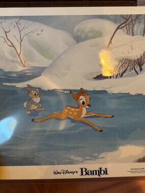 Disney Bambi vintage lobby card size 11x14
